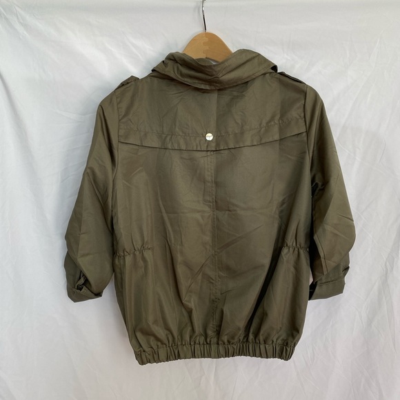 Olive Green Lightweight Casual Jacket - Picture 7 of 7